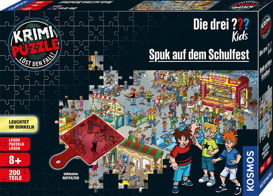 Kosmos 697983 Puzzle detectiv 200 piese, strălucește, 8+ ani
