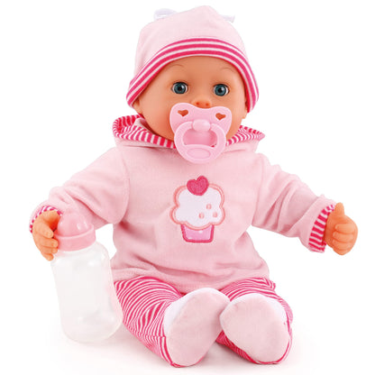 Bayer Design Păpușă Bebe 38 cm, 24 sunete
