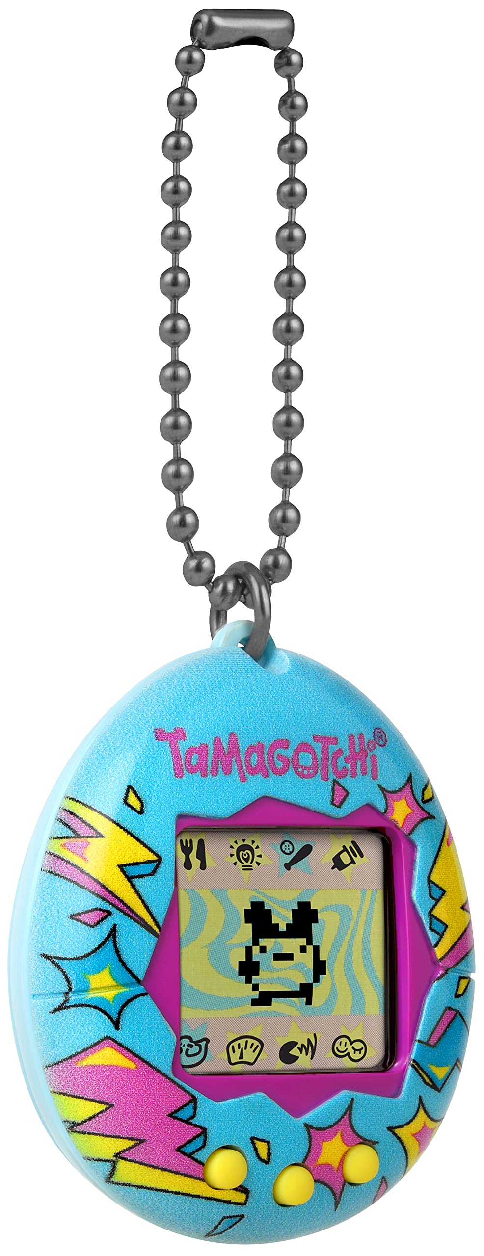 BANDAI - Tamagotchi Original Lightning - Mascotă Virtuală, Albastră (42923NBNP)