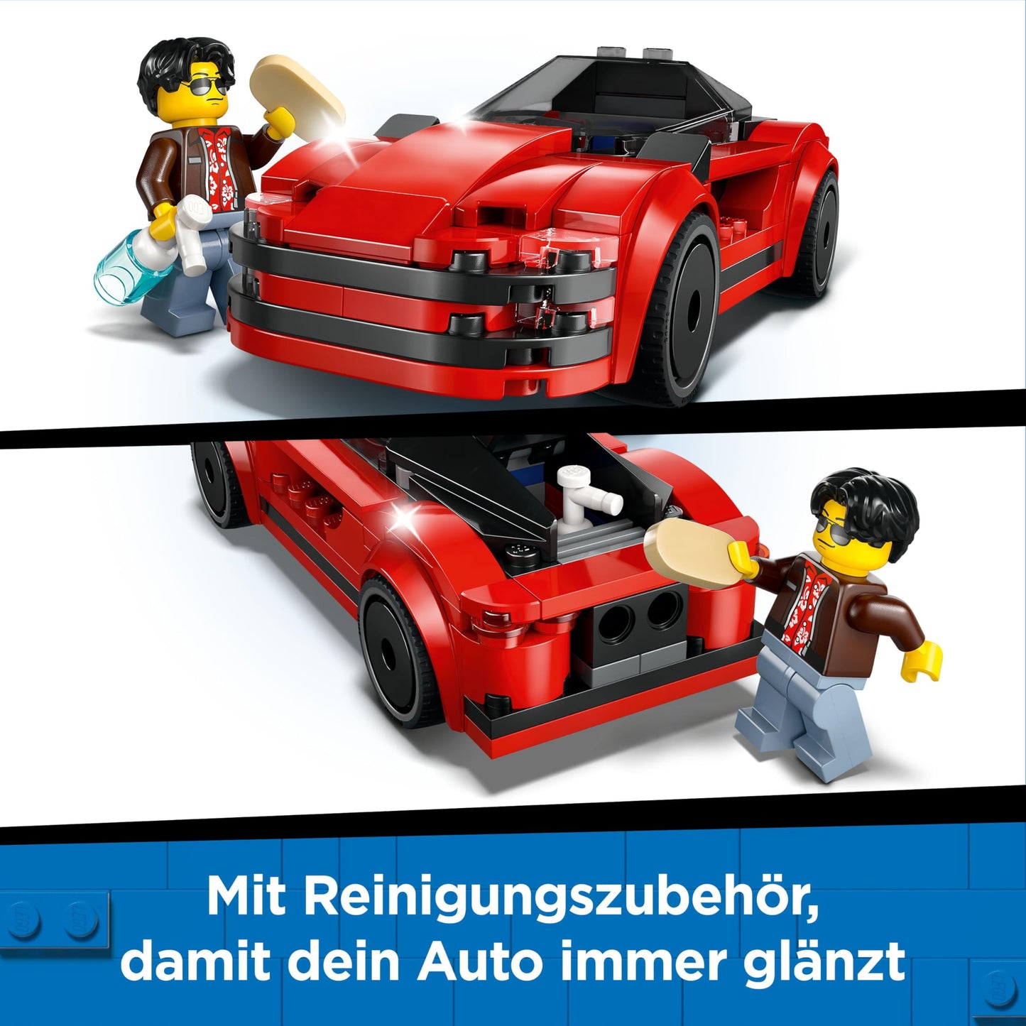 LEGO City 60448 Mașină Sport Roșie, 5+ ani