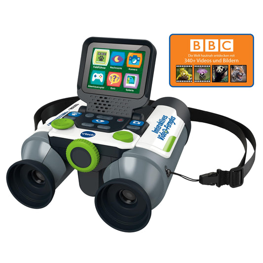 VTech Binoclu Interactiv cu Cameră – Zoom 10x și Conținut BBC pentru Explorarea Naturii – Pentru Aventurieri de 7 până la 99 de Ani