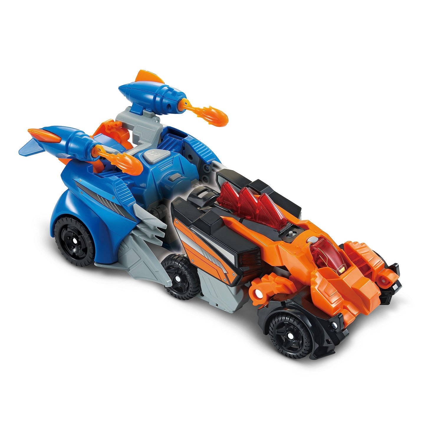 VTech Switch and Go Dinos Spinosaurus și Pterodactyl – Transformer Dino-Auto 2 în 1 cu sunete și efecte de lumină – Pentru copii de 3-8 ani