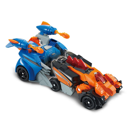 VTech Switch and Go Dinos Spinosaurus și Pterodactyl – Transformer Dino-Auto 2 în 1 cu sunete și efecte de lumină – Pentru copii de 3-8 ani