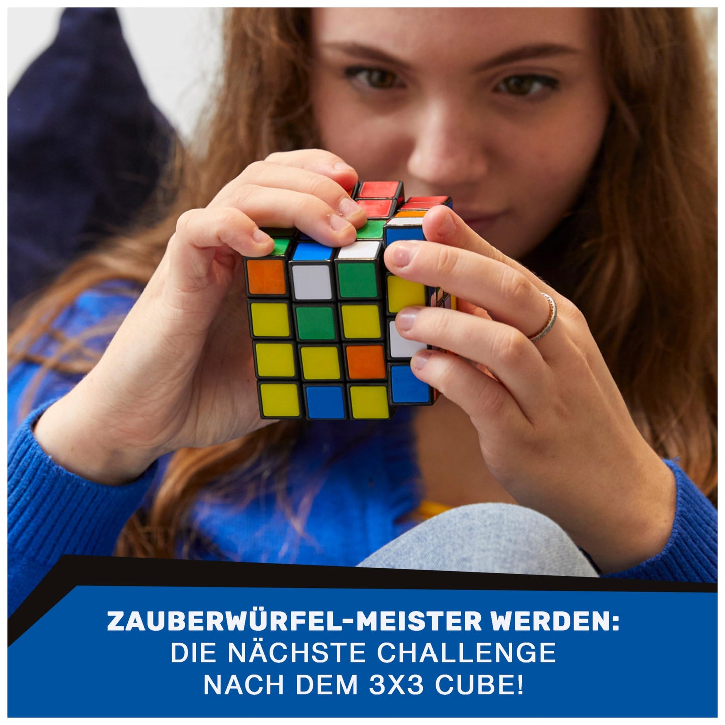 Cub Rubik’s 4x4 Master - Cubul 4x4 ultimativ pentru profesioniști în logică de la 8 ani, ideal pentru călătorii, calitate superioară, manevrare ușoară, culori strălucitoare.