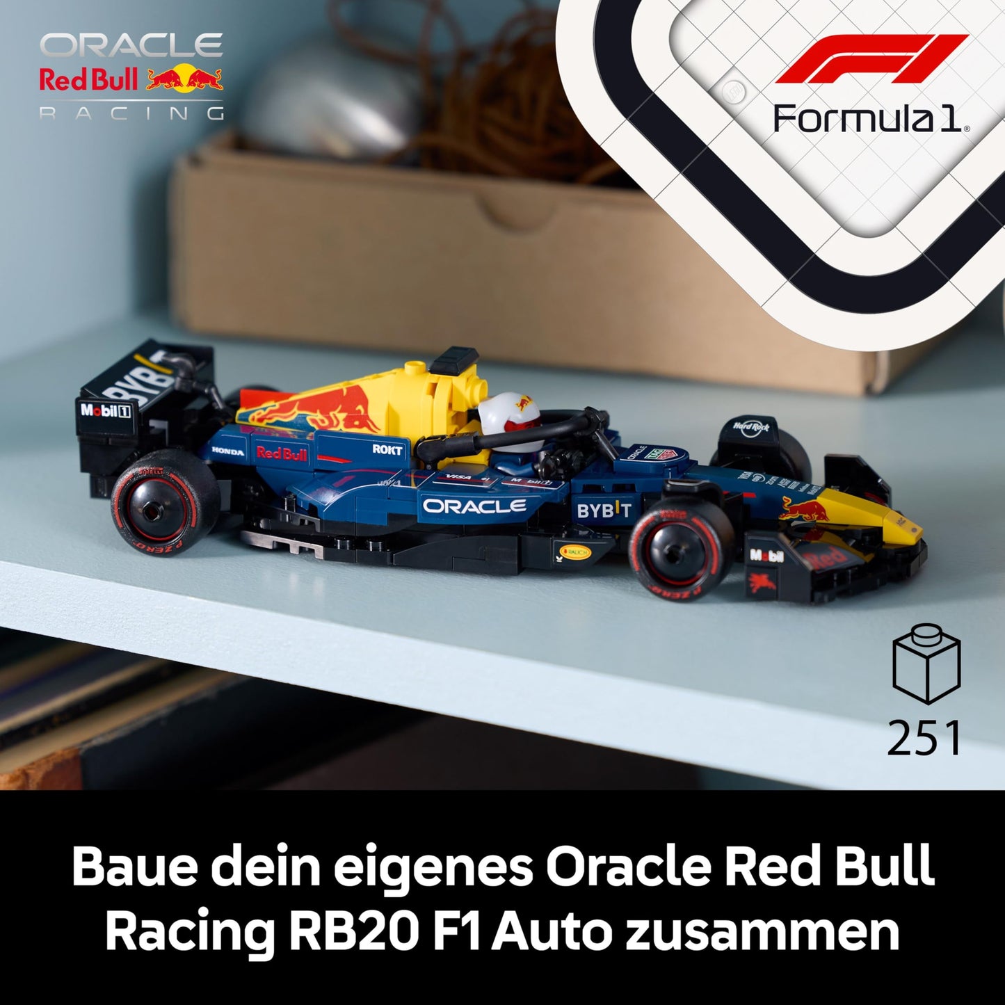 LEGO Speed Champions 77243 Mașină curse F1 RB20