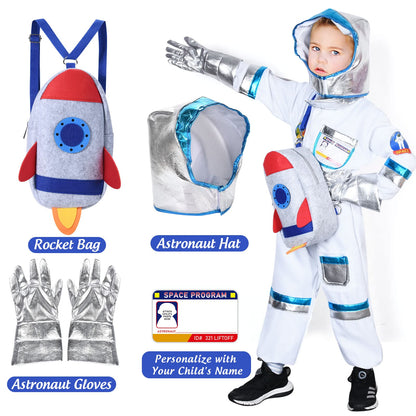 Vamei Costum Astronaut copii, 5 piese, 3-9 ani