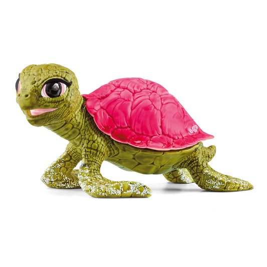 Schleich BAYALA 70759 Figurina de jucărie Țestoasă Roz Safir - Creatură marină pentru copii de la 5 ani, 2.1 inch