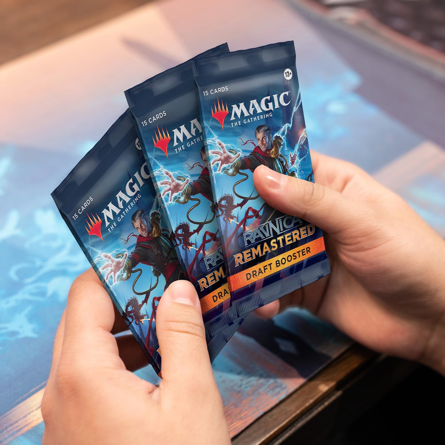 Magic The Gathering Ravnica Remastered Draft Booster, 3 pack