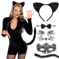iLuane Set accesorii costum pisică pentru carnaval