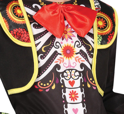 Guirca Costum Mariachi Schelet copii, 3-4 ani