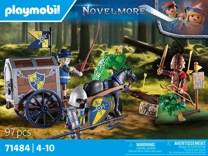 PLAYMOBIL Novelmore Set de joacă cu cavaleri Bătălie periculoasă pentru aur 4+ ani