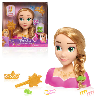 Rapunzel cu păr blond, set de joc de 10 piese, jucărie pentru copii de la 3 ani - Just Play