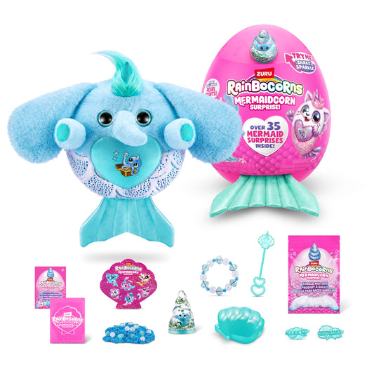 Rainbocorns Mermaidcorn S7 Elefant de plus cu surprize