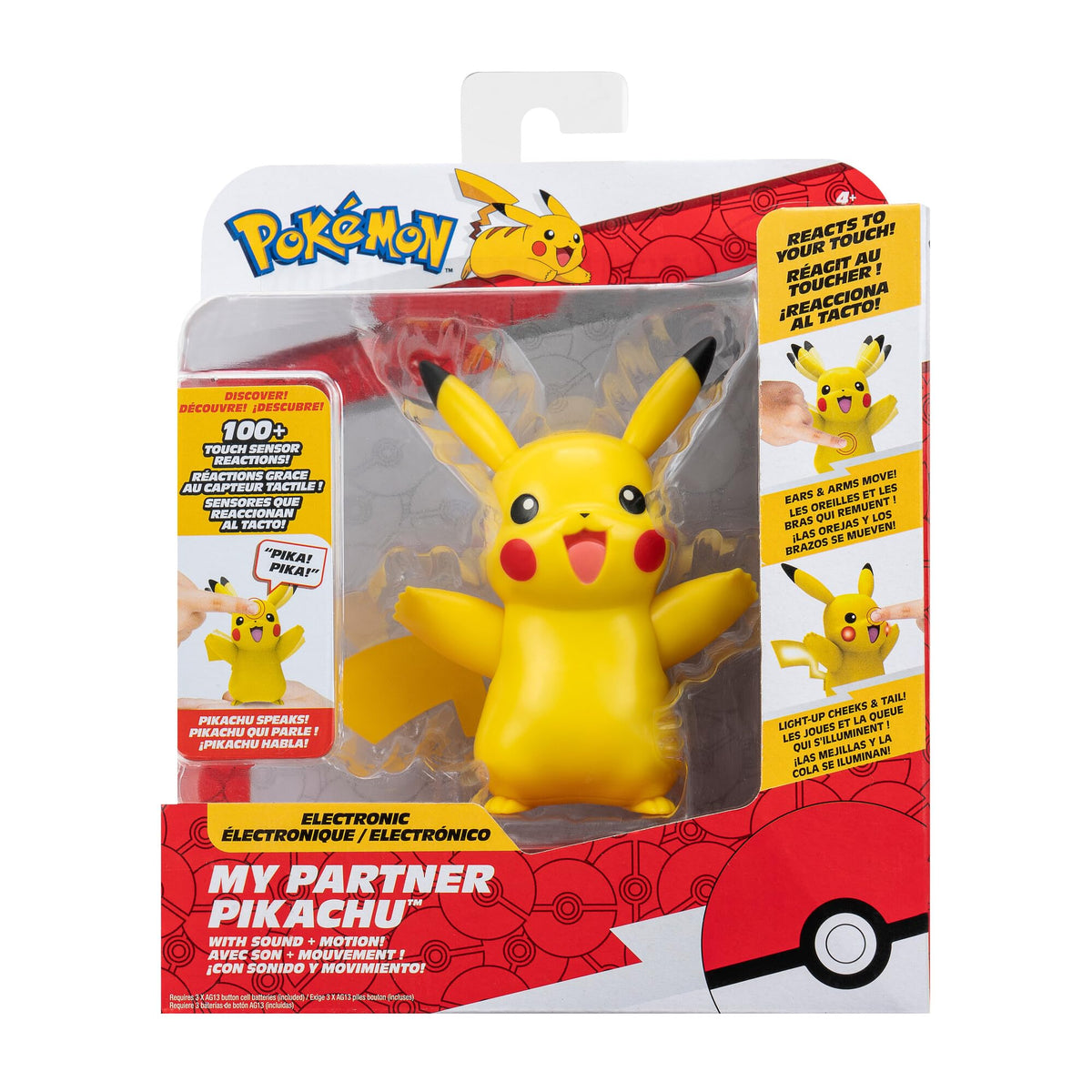 Pokémon Deluxe Figurină cu Caracteristici My Partner Pikachu