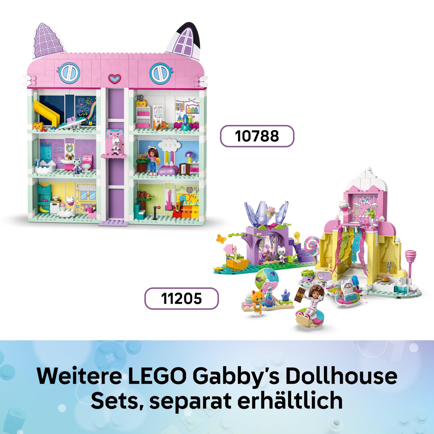 LEGO 11204 Gabby's Dollhouse Aventură Acvariu Sirenă, 4+ ani