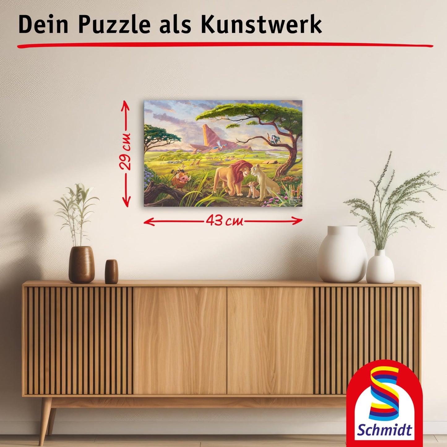 Schmidt 56560 Puzzle Disney Regele Leu, 200 piese