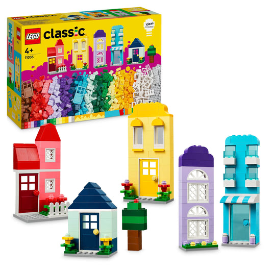 LEGO Classic 11035 Set Construcție Case, 850 piese, 4+ ani
