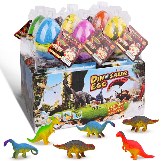 Zoelele Set 6 Ouă Surpriză Dinozauri, eclozare în apă