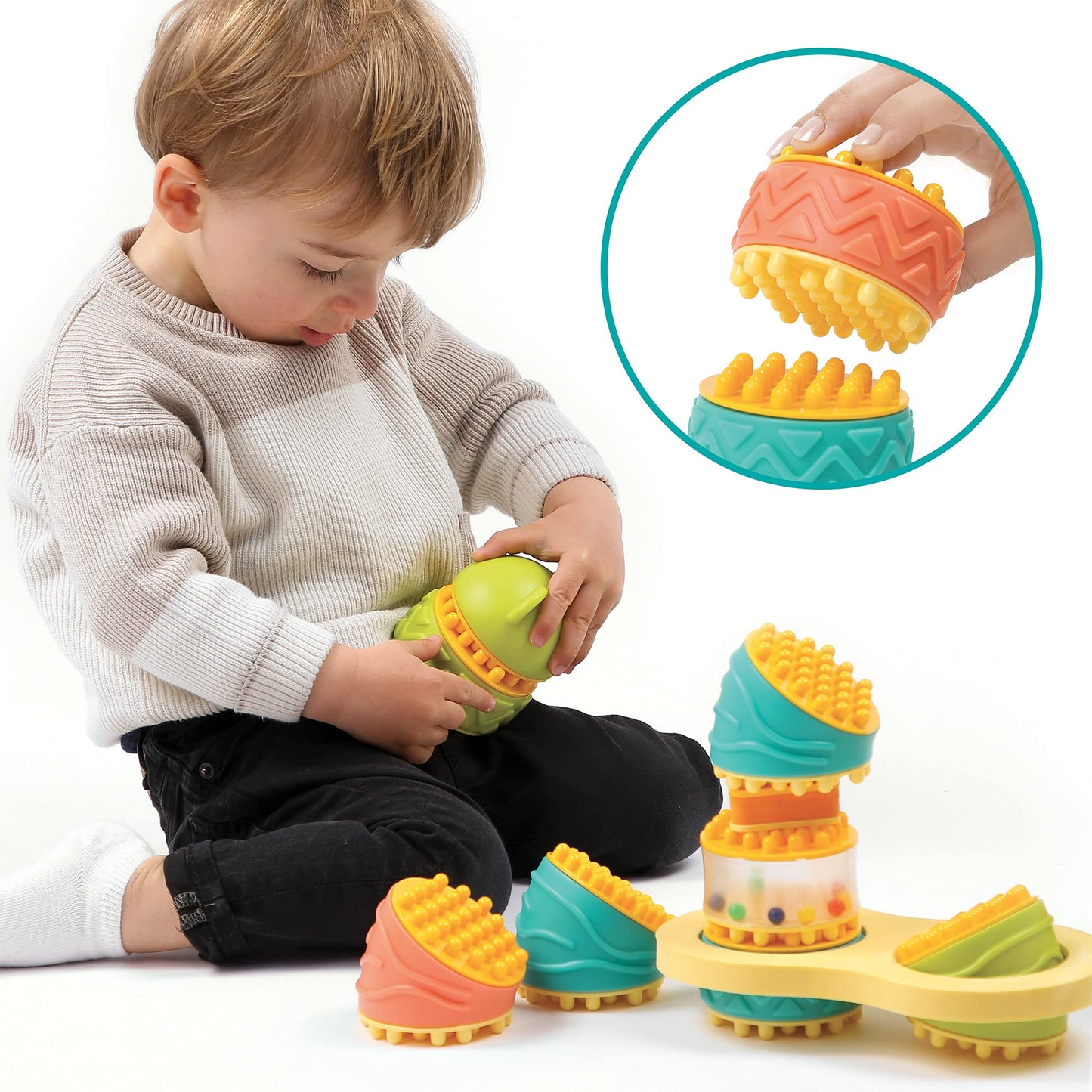 LUDI Picotons Set construcție 20 piese, 10+ luni