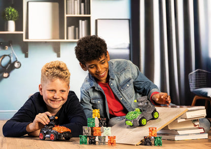 Schleich 42668 Lava-Crashmobil cu Mini Creatură, de la 7 ani, ELDRADOR CREATURES - Set de joc, 17 piese