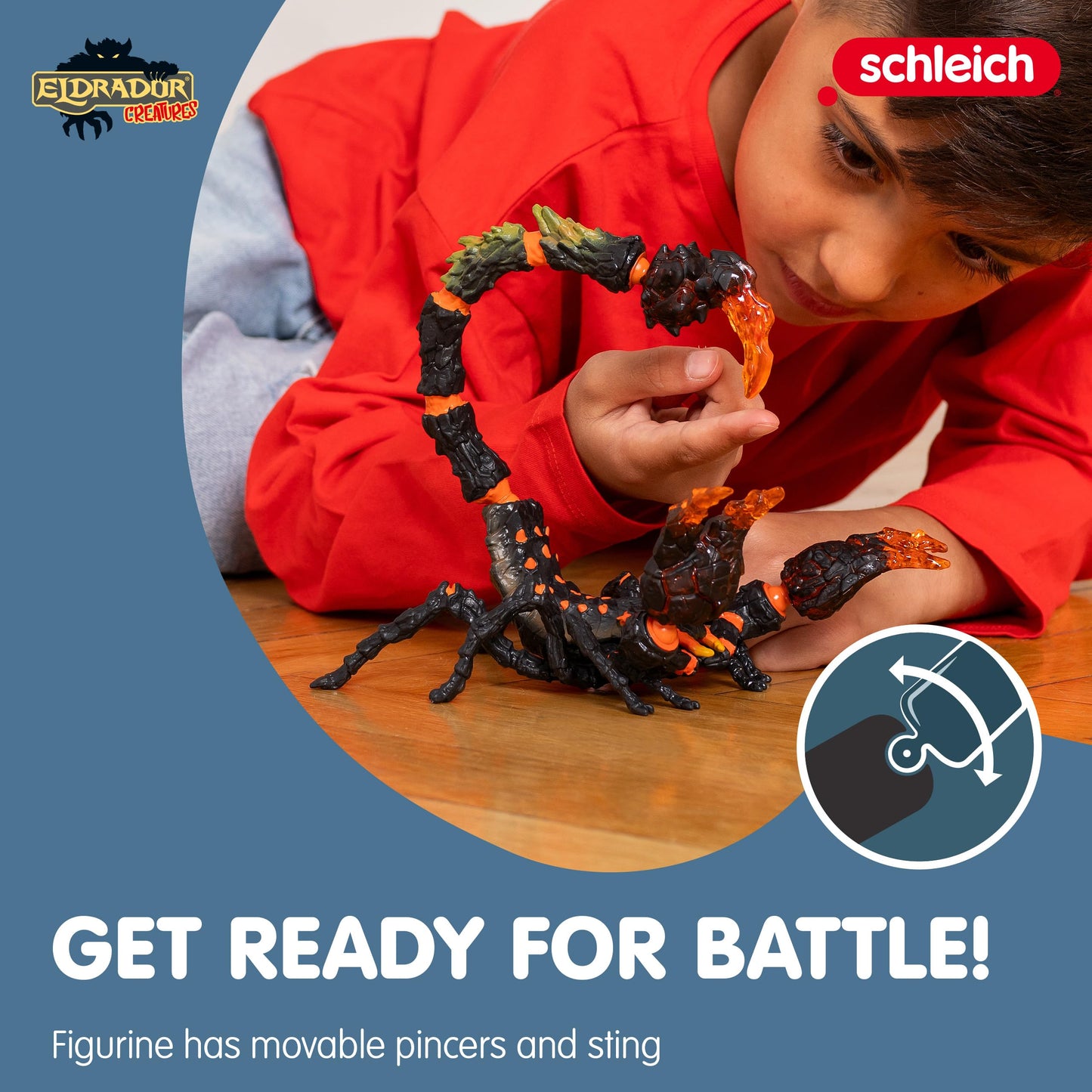 Schleich 70142 Figurina Lavaskorpion Eldrador, 7+ ani
