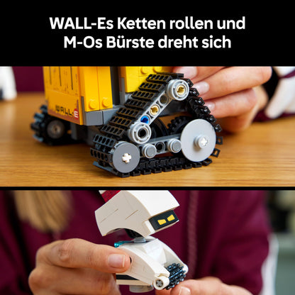 LEGO 43279 Disney and Pixar Set de construcție cu roboți WALL-E și EVE 811 piese de la 18 ani