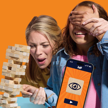 Joc oficial Hasbro Jenga cu zar digital