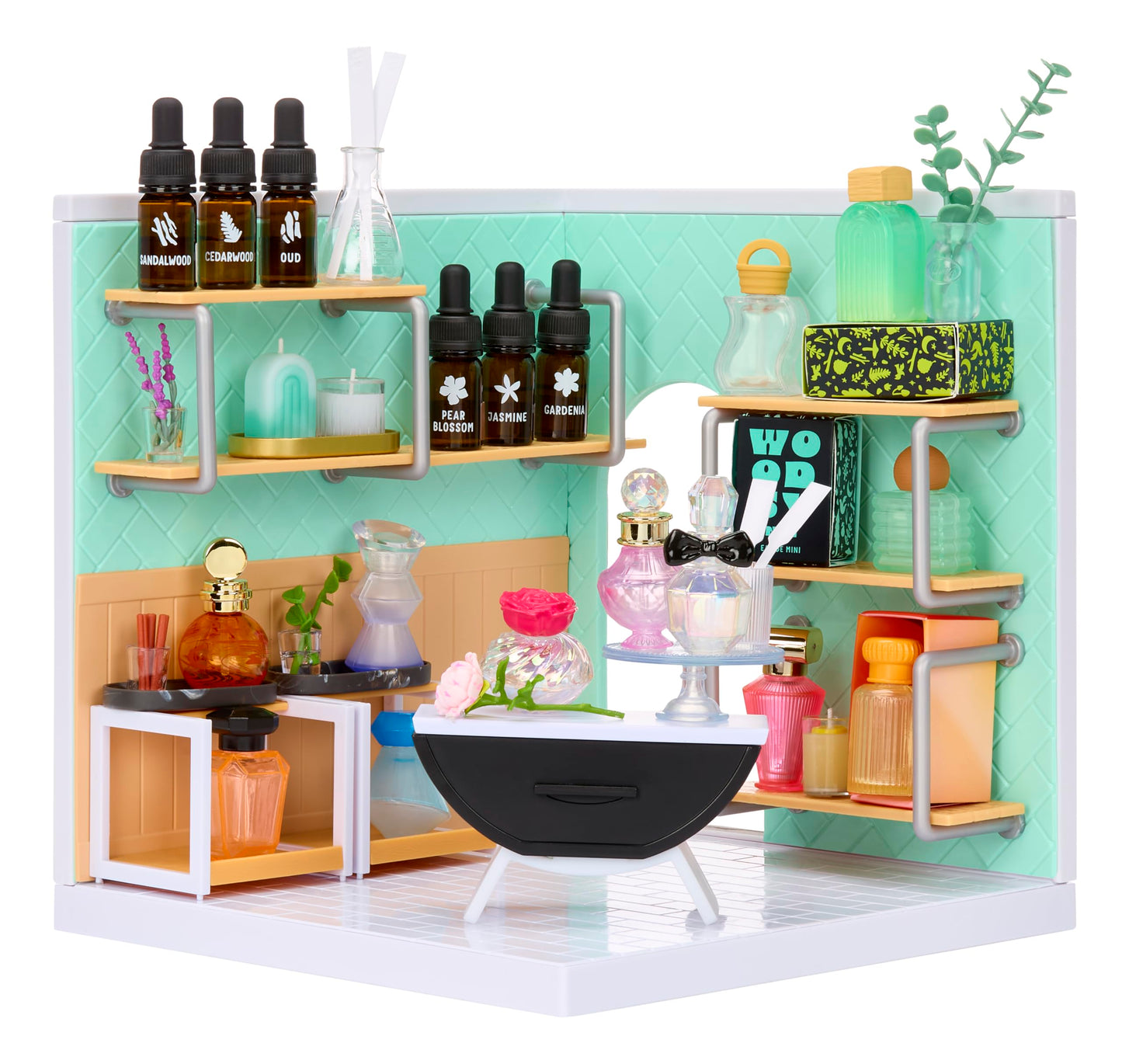 MGA's Miniverse Make It Mini Set de parfumuri mini colecționabile cu surpriză, cosmetice autentice DIY pentru colecționari de la 8 ani