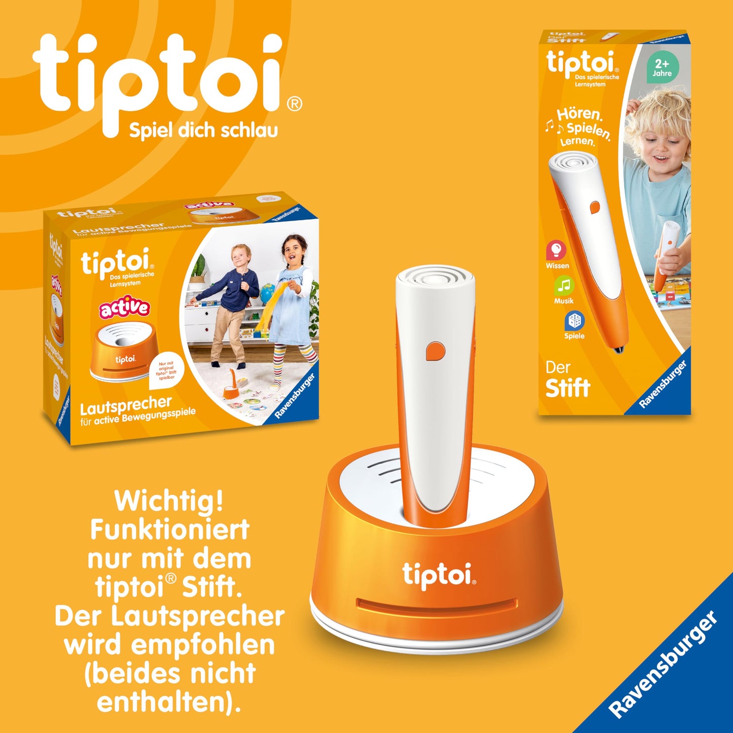 Ravensburger tiptoi Joc 00230 - Yoga Activ pentru Copii - joc de mișcare conștientă pentru copii de la 3 ani