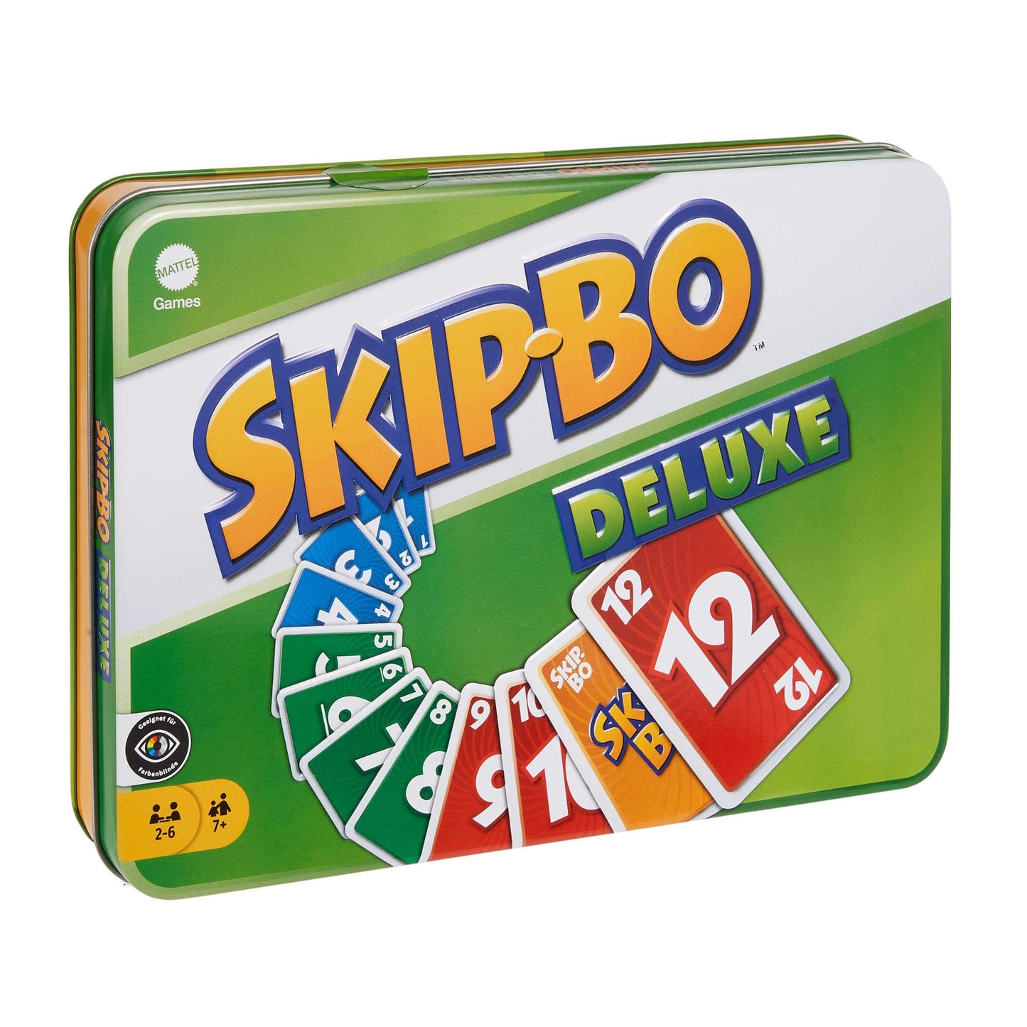 Mattel Games Skip-Bo Deluxe Joc de cărți, 7+ ani