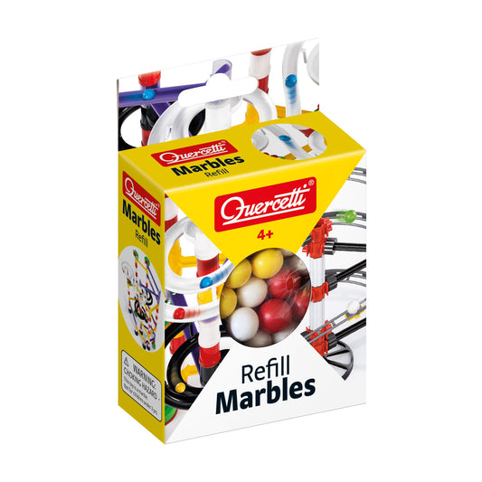 Quercetti Marbles Refill Set de bile pentru traseu de bile 100 bile 4+ ani