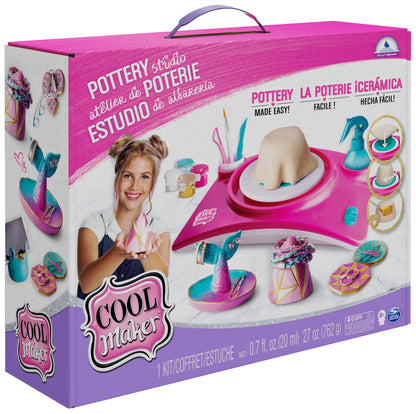 Cool Maker Atelier de Ceramică - Modelare Ușoară cu Ajutor de Forme și Argilă care Se Uscă la Aer, pentru Copii de la 8 Ani