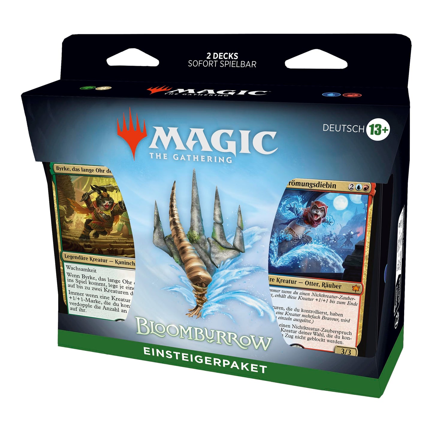 Magic: The Gathering Bloomburrow - Pachet de Începători | Învață Magic cu 2 Deck-uri Bloomburrow | Joc de Cărți de Colecție pentru 2 Jucători de la 13 Ani (Versiunea în Limba Germană)