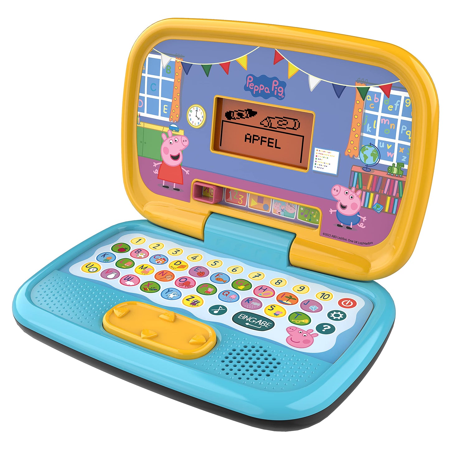 VTech Peppas Lernlaptop Laptop educațional cu tastatură ABC 3-6 ani (limba germană)