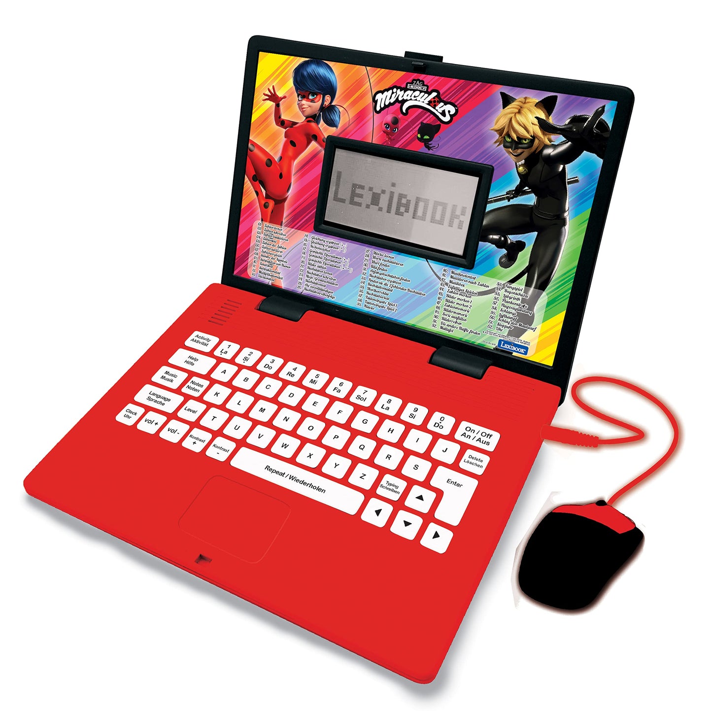 Lexibook Miraculous Laptop bilingv 124 activități EN/DE