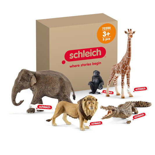 Schleich Wild Life Set de figurină animale sălbatice 5 piese de la 3 ani