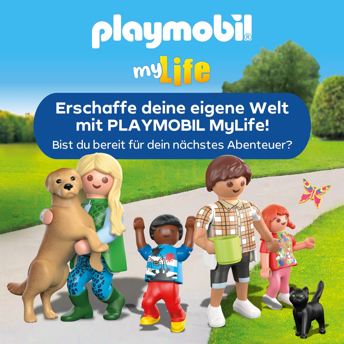 PLAYMOBIL 71745 Teren de joaca pentru caini, 4+ ani