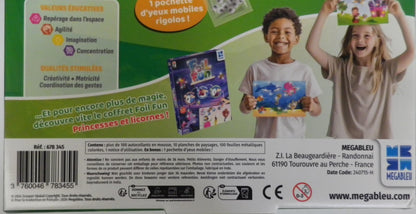 Megableu Foil Fun Set creativ cu foi metalice Regatul animalelor activitate creativă pentru copii de la 4 ani