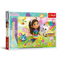 Trefl Glitter Puzzle 100 piese Gabby's Dollhouse