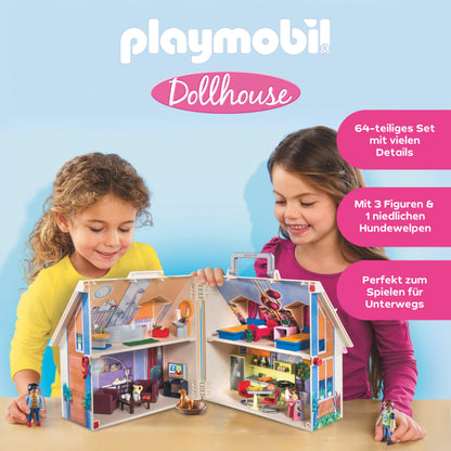PLAYMOBIL 70985 Casa de papusi portabila, 4+ ani