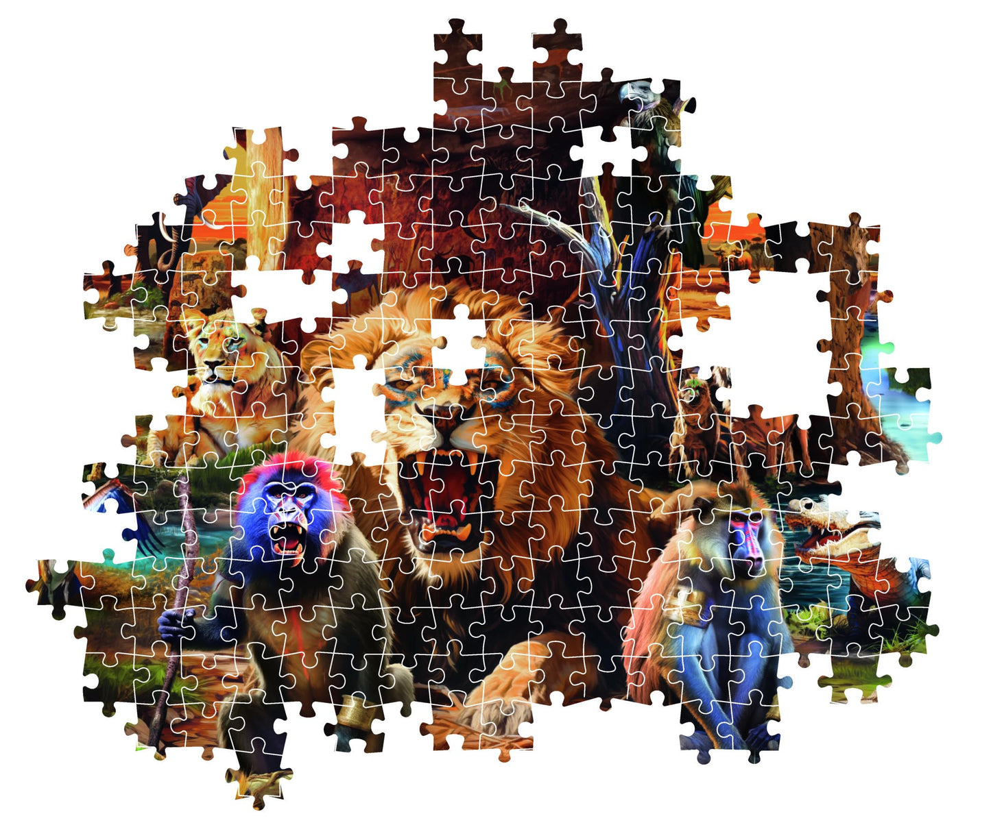 Clementoni The Tribal Society Puzzle Set de construcție 1500 piese pentru adulți