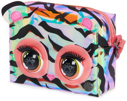 Purse Pets Geanta Tigru Holografica, 30+ sunete, 4+ ani
