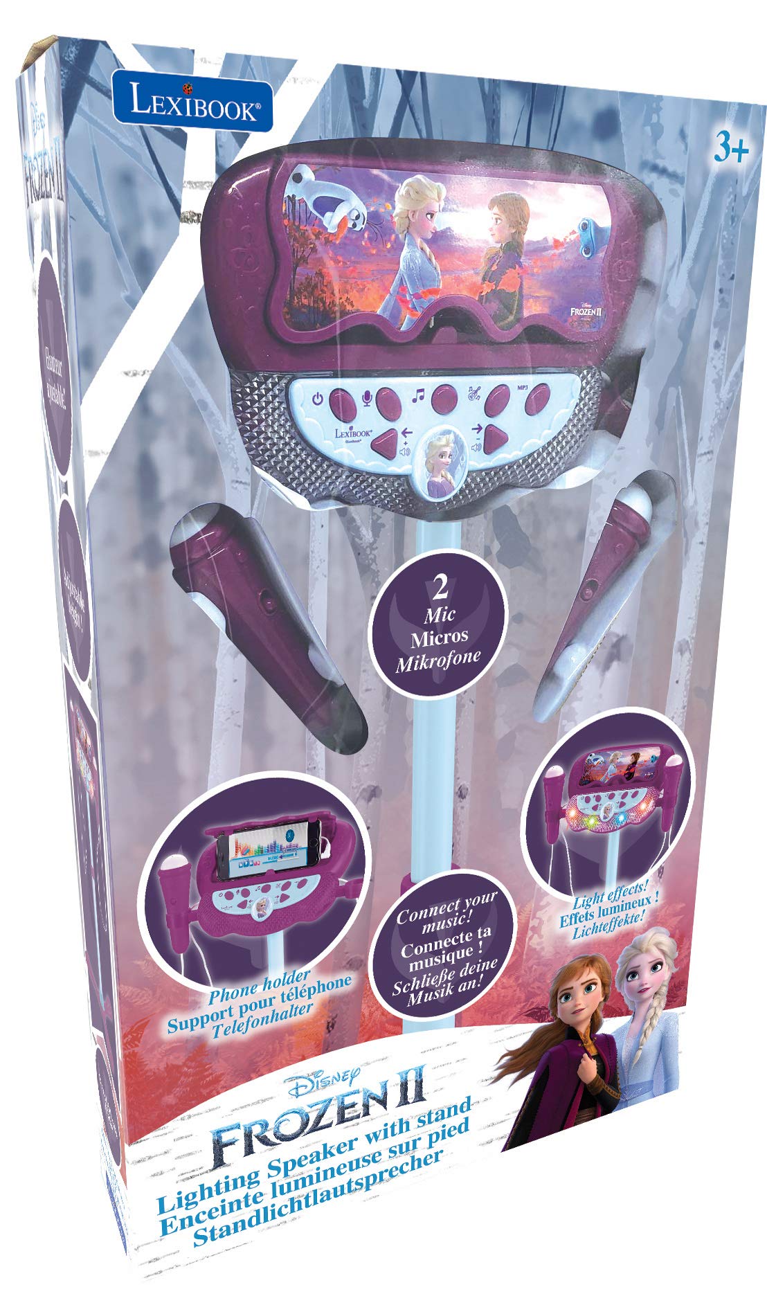 Jucarie Stand cu 2 Microfoane Lexibook Frozen