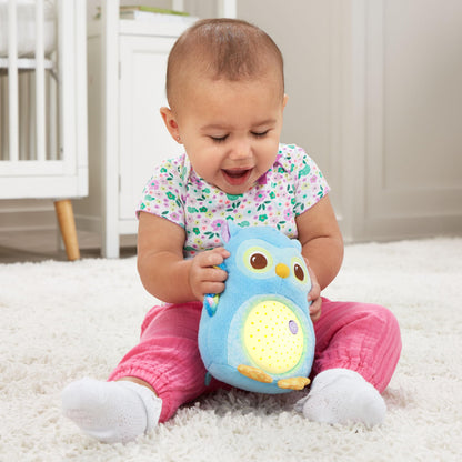 VTech Lumi Eule Set de noapte muzical din pluș pentru bebeluși cu muzică liniștitoare și lumini, de la naștere