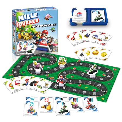Dujardin Mille Bornes Mario Kart Joc de societate Câștigă primul 1000 km de la 7 ani