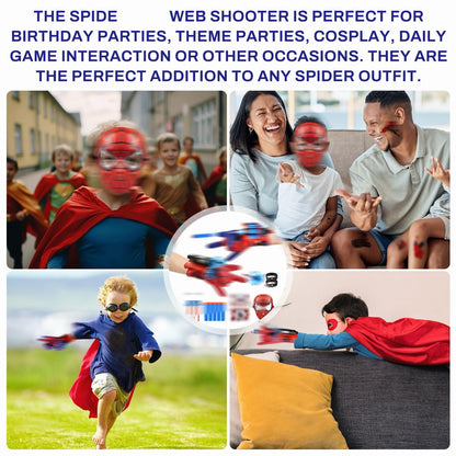 JIASHA Set 2 lansatoare mănuși Spiderman cosplay