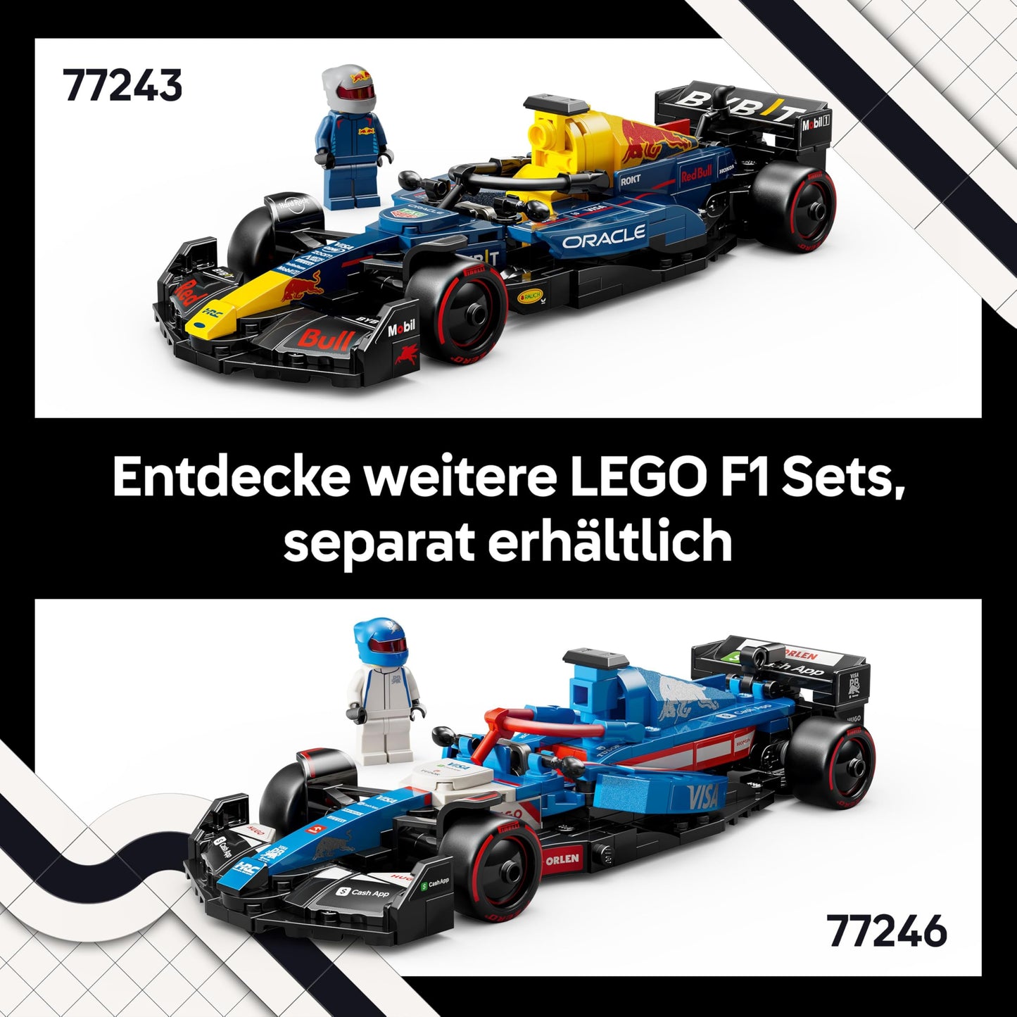LEGO Speed Champions 77243 Mașină curse F1 RB20