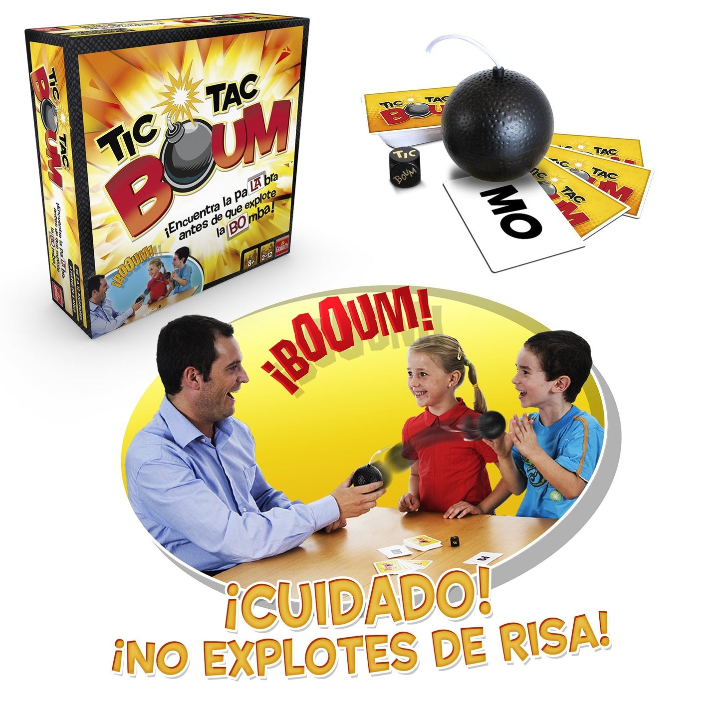 Goliath Tic Tac Boum Joc de cărți, 8+ ani