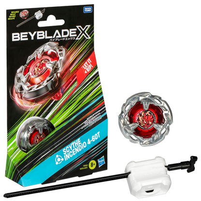 Beyblade X Scythe Incendio 4-60T Pachet de Start cu Kreisel și Starter