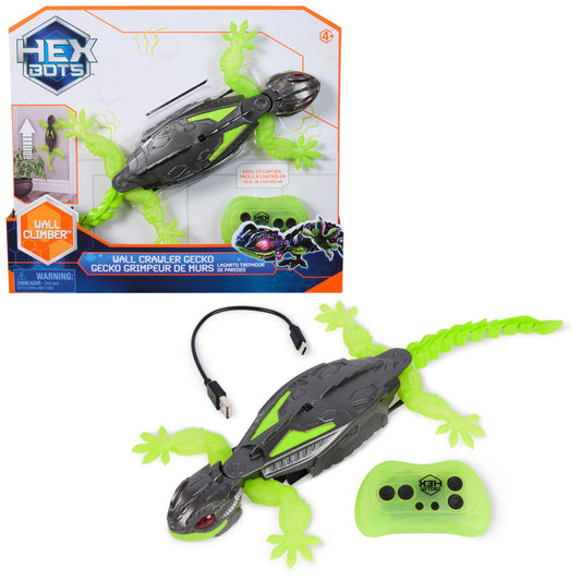 Hex Bots Wall Crawler Gecko Telecomandă, 4+ ani